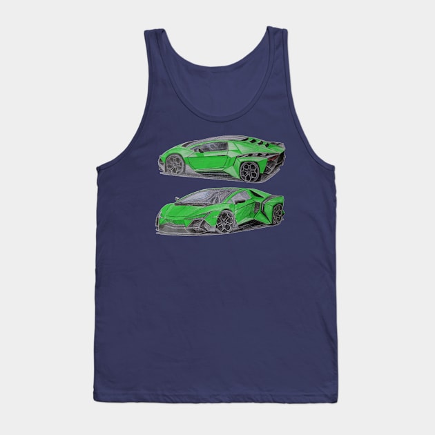 Lamborghini Tank Top by An.D.L.